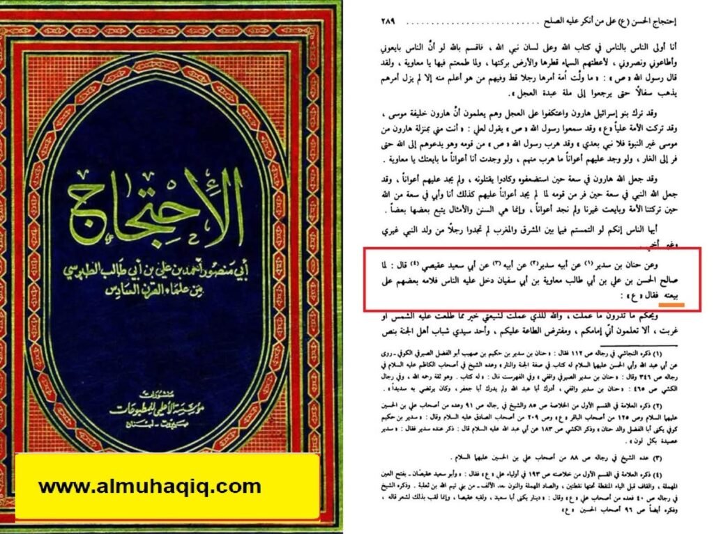 سیدنا امام حسن مجتبیٰ رضی اللہ تعالیٰ عنہ اور بیعتِ امیرِ معاویہ رضی اللّٰہ تعالیٰ عنہ 